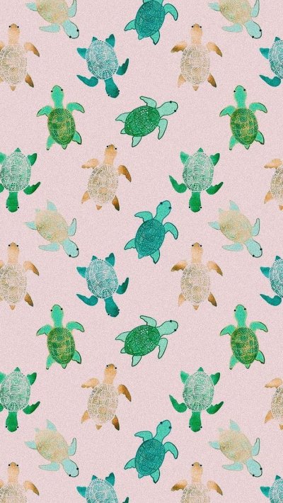 Фон с черепашками