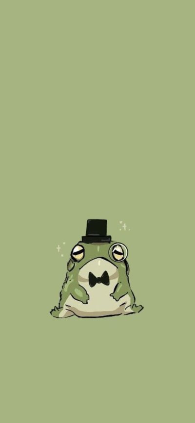 Обои с лягушками милые