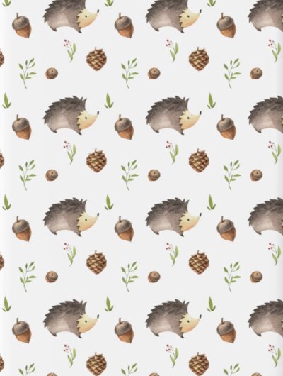 Настенные обои с Ёжиками