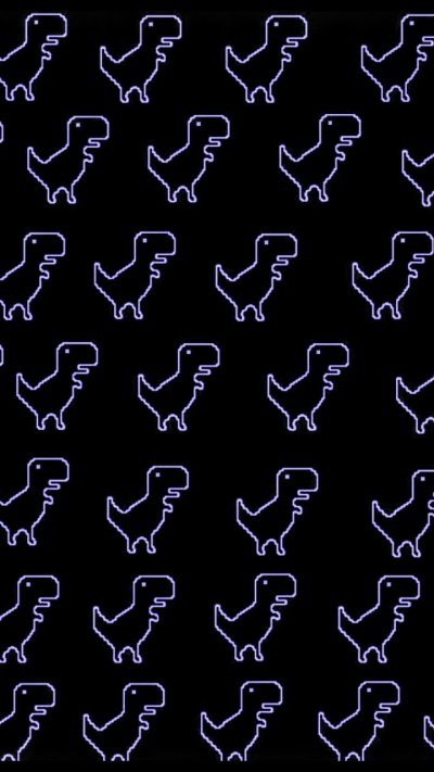 Динозаврики на черном фоне