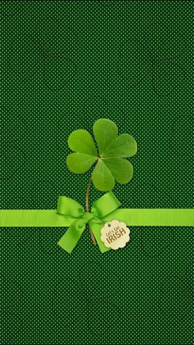 Клевер четырехлистный Святой Патрик