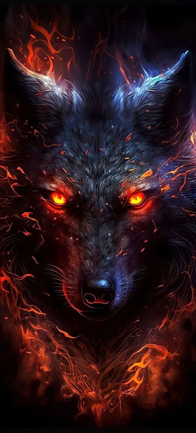 Теневой волк арт