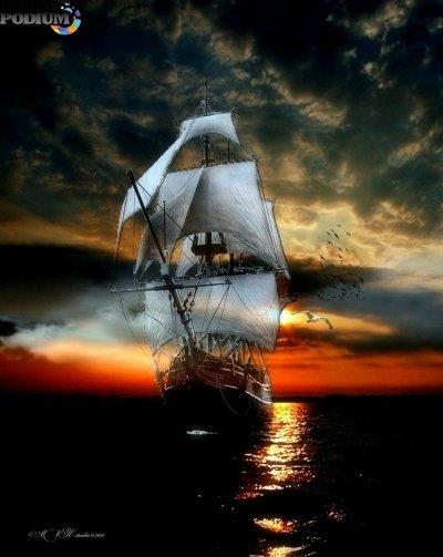 Корабль "Летучий голландец"