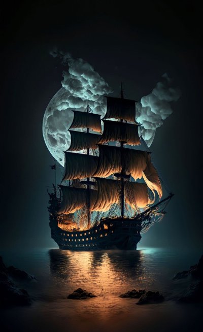 Заставка на телефон корабль