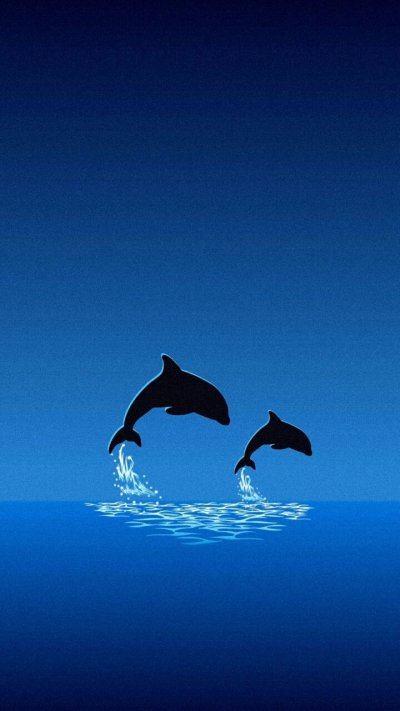 Дельфины Минимализм