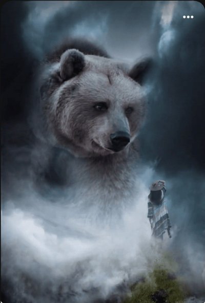 Медведь арт