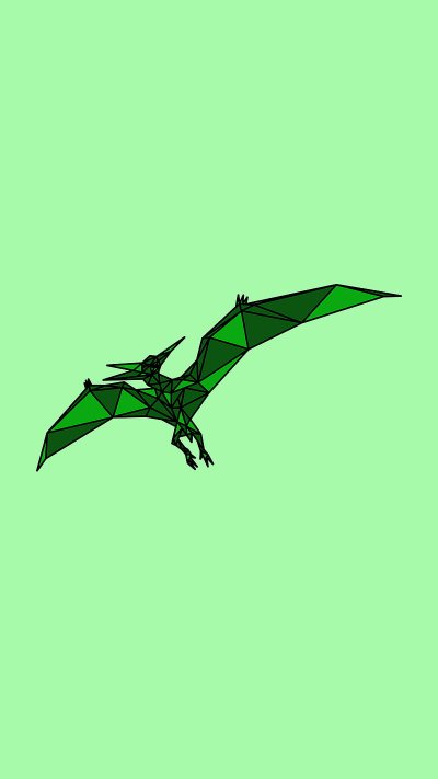 Птеродактиль рисунок раскраска