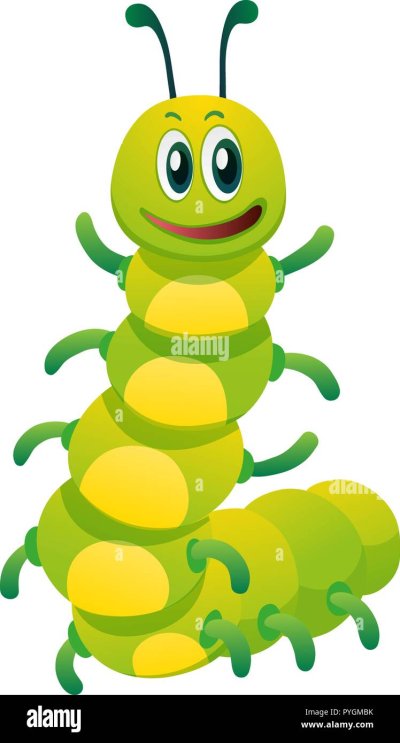 Счастливая гусеница