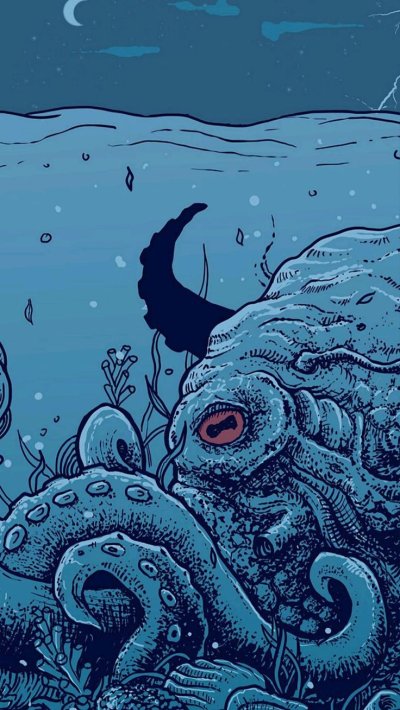 Осьминог арт