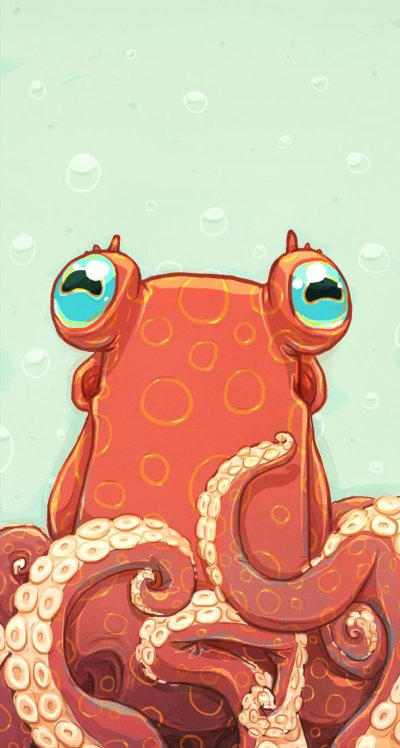 Осьминог арт