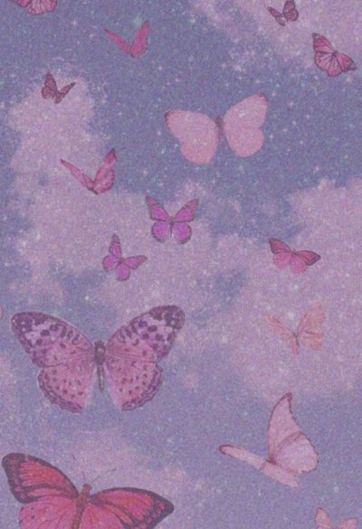 Бабочки розовые