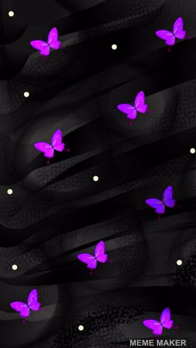 Бабочки на черном фоне