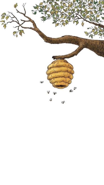 Винни пух улей