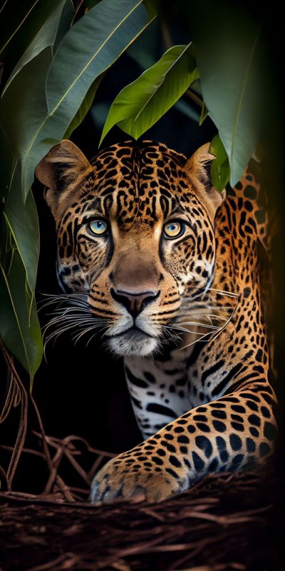 Леопард картина