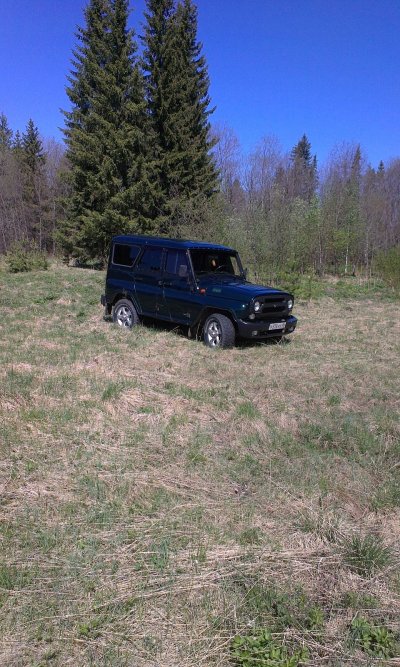 УАЗ 469 В лесу