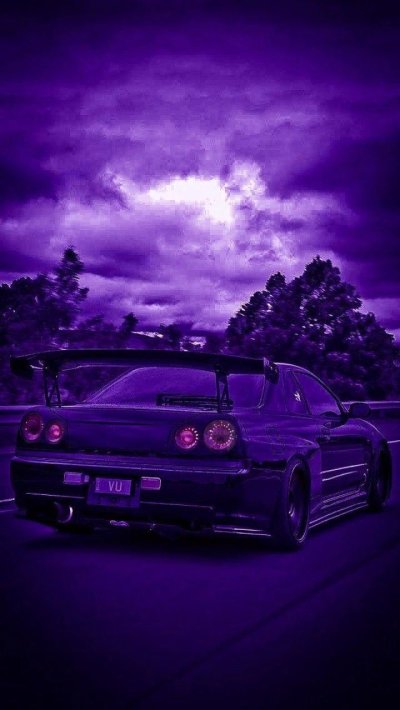 Nissan Skyline фиолетовый