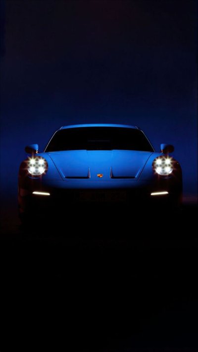 Приора черная на обои 05