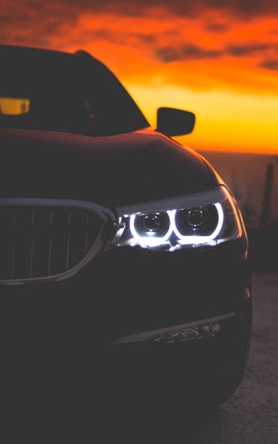 БМВ х5 фары в темноте