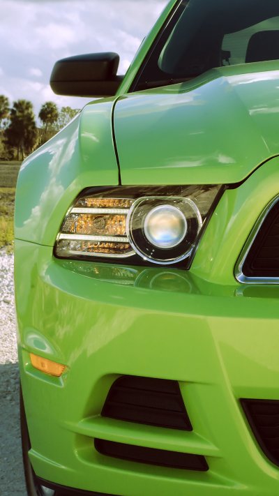 Зеленые фары