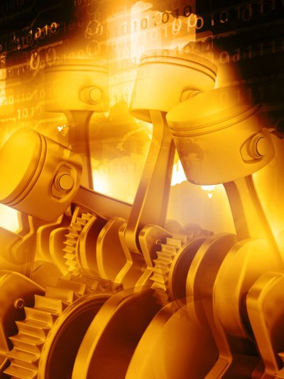 Моторное масло абстракция