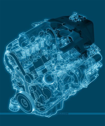 Двигатель автомобиля