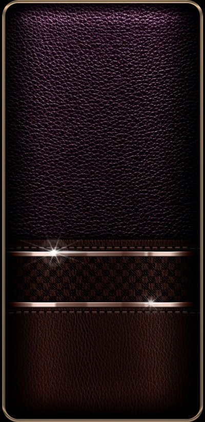 Черная кожа с золотом