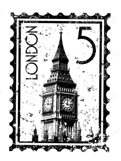 Почтовая марка Лондон