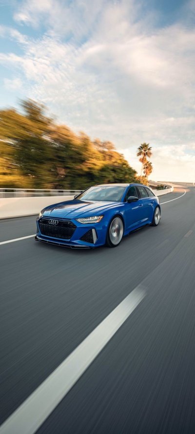 Автомобиль синий