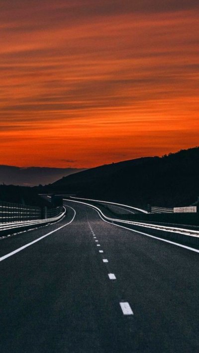 Трасса закат