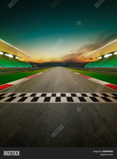 Гоночная трасса финиш