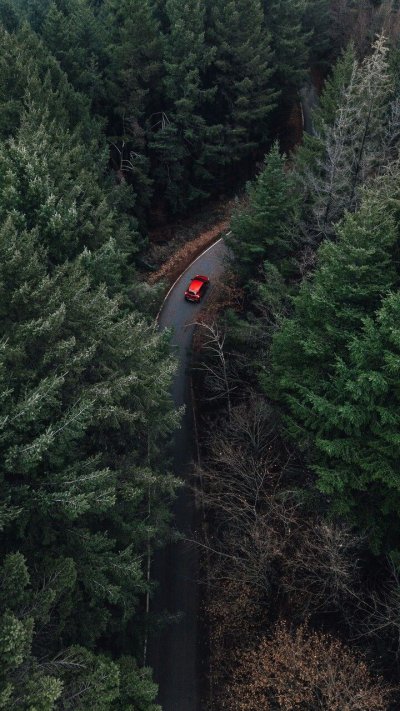 Дорога вид сверху