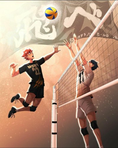 Обои в стиле волейбола