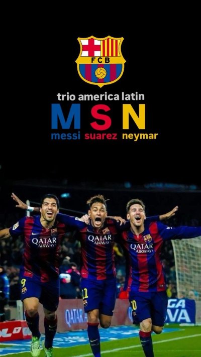 Месси Неймар Суарес в Барселоне