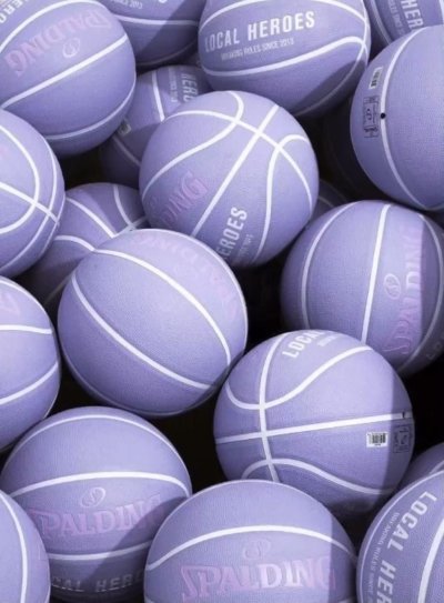 Эстетика лавандового цвета баскетбольный мячик