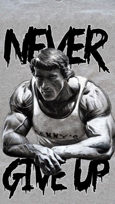 Never give up Шварценеггер