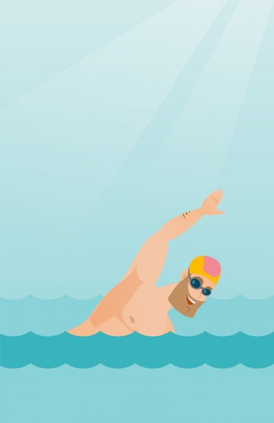 Swimming иллюстрации
