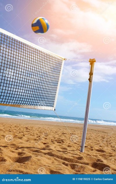 Волейбольная сетка на пляже