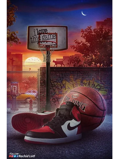 Постер баскетбол