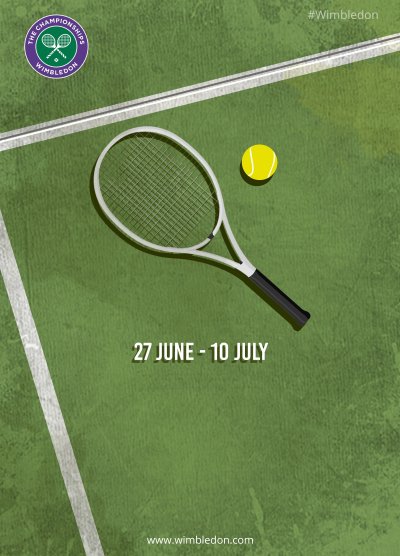 Теннис плакат