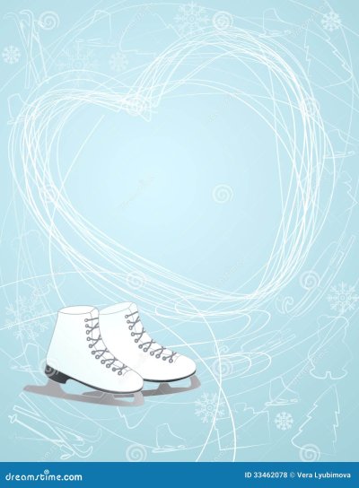 Рамка коньки