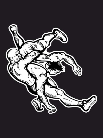 Греко Римская борцы вектор