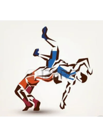 Греко Римская борьба силуэт