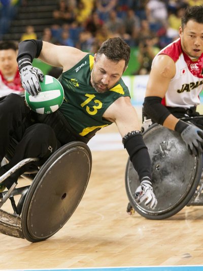 Регби колясочников Паралимпиада