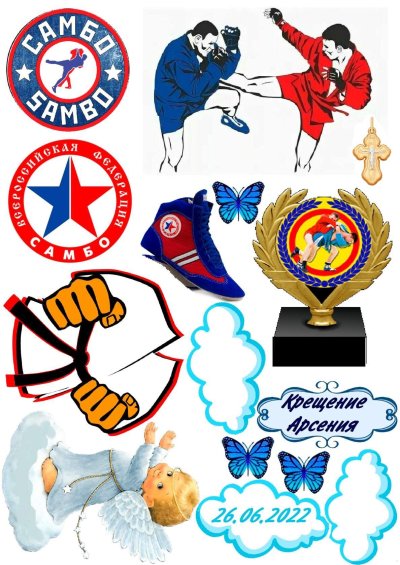 Трафарет самбо