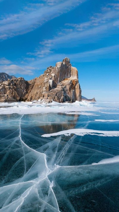 Байкал зимой