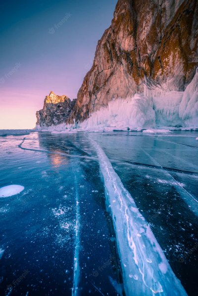 Байкал зимой