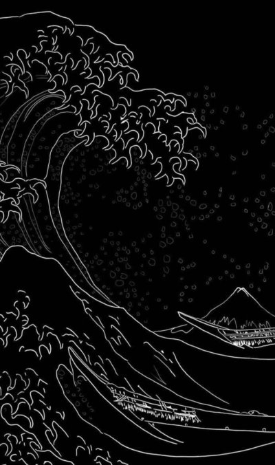 Волны в японском стиле