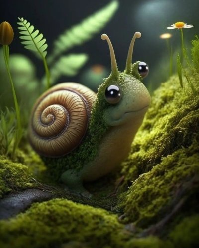 Round cute Fantasy creatures