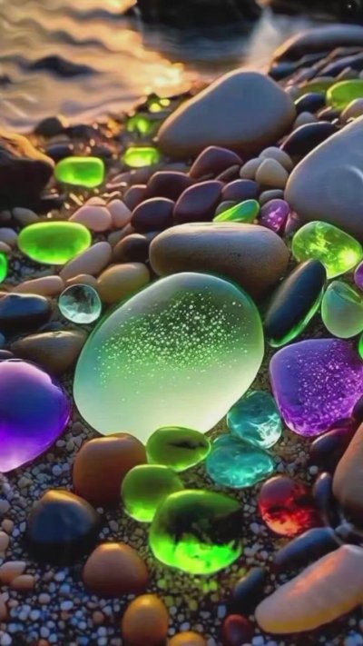 Стеклянный пляж