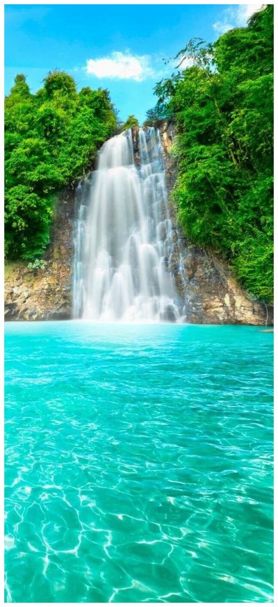 Природа водопад